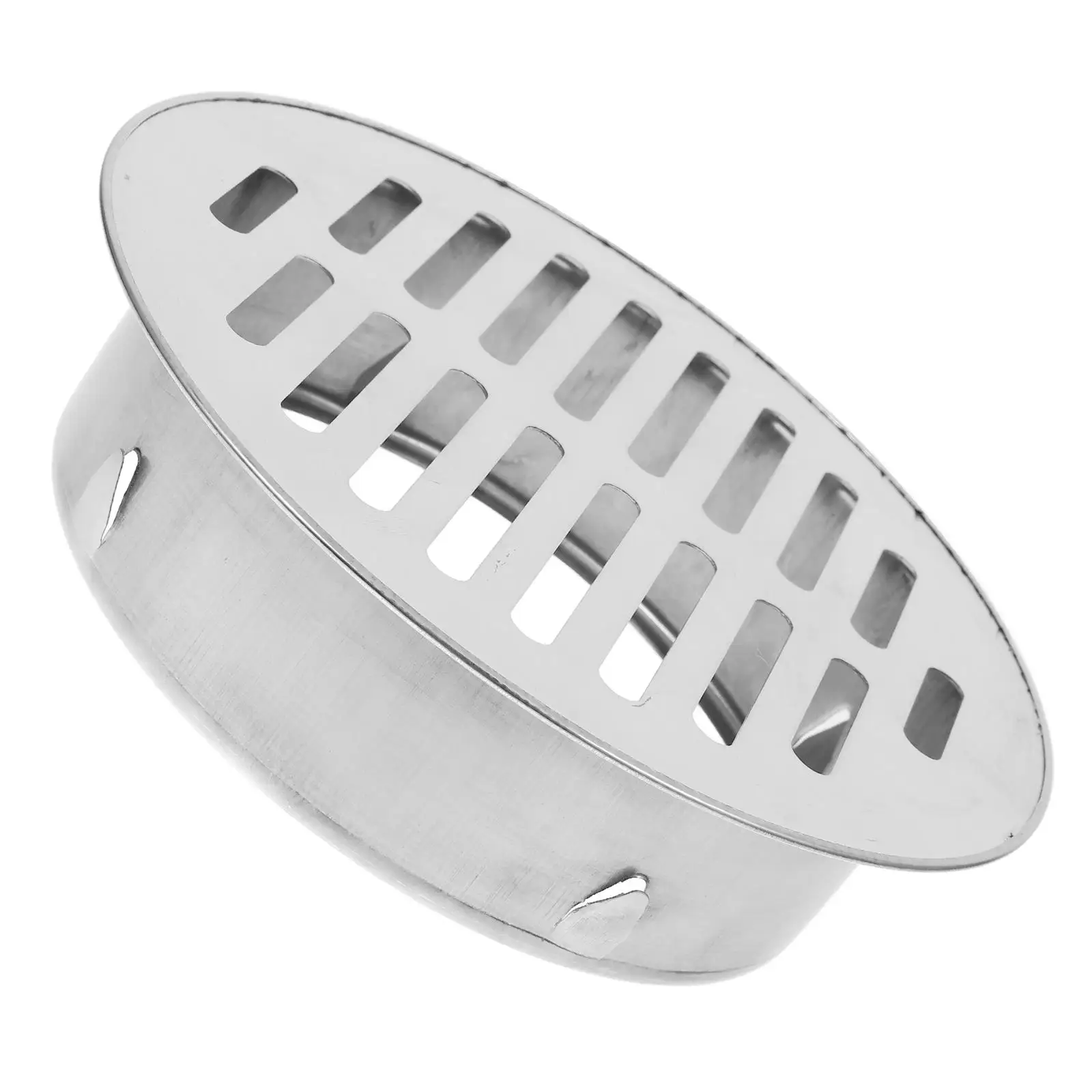 

Stainless Steel Floor Drain Roof Covers Thickened Material Outdoor Use No Water Seal Strainer Drain Cover For Garden Terrace