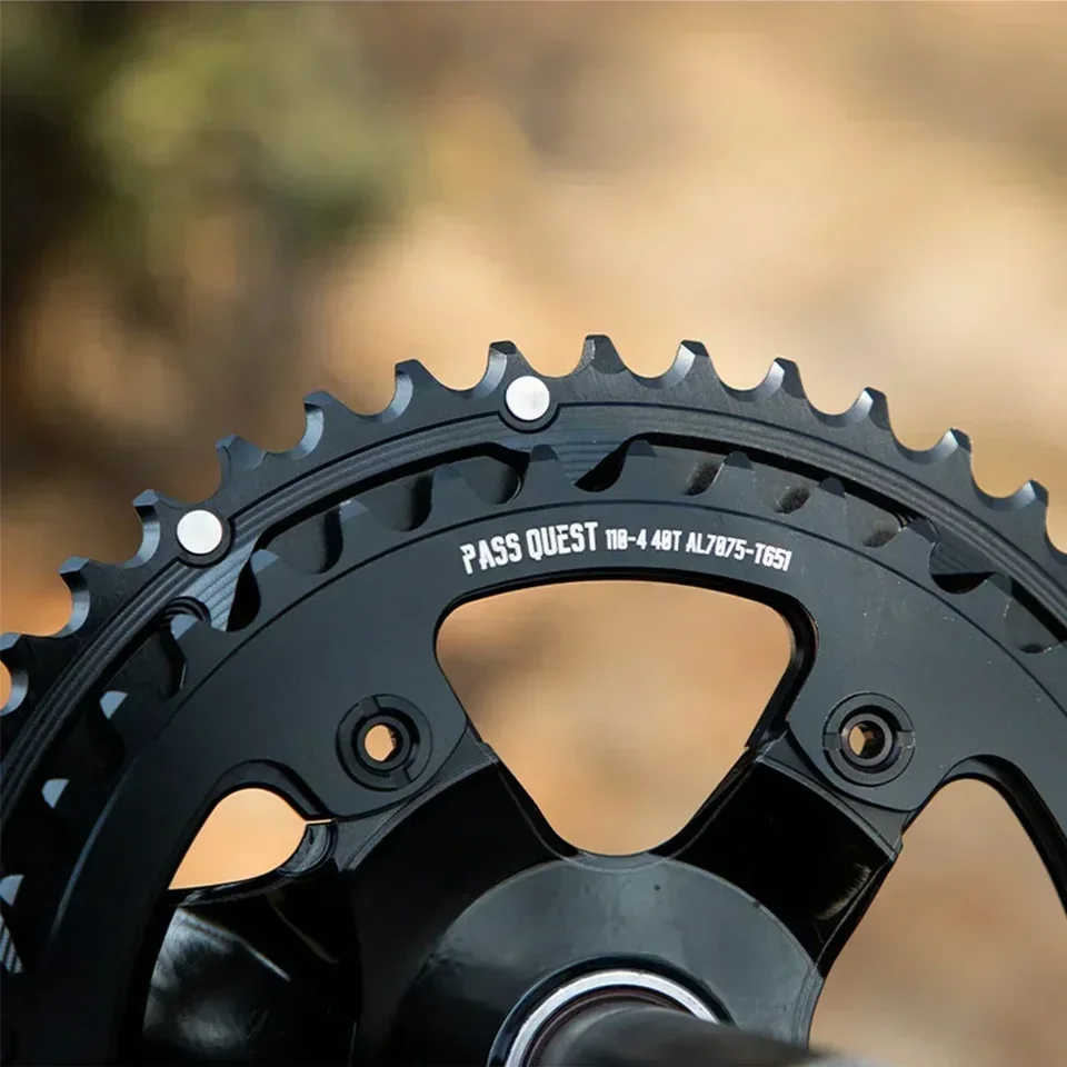 PASS QUEST 110bcd double chainring for Shimano 105 R7100,ultegra