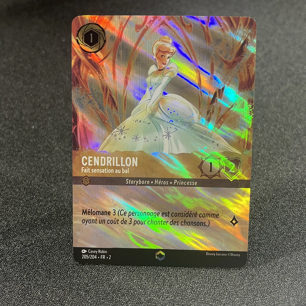 Lorcana Cards Enchanted Foil The Chapter 2 Arthur Genie Beast Rise of the Floodborn Proxy TCG Game Card Foil English French Card