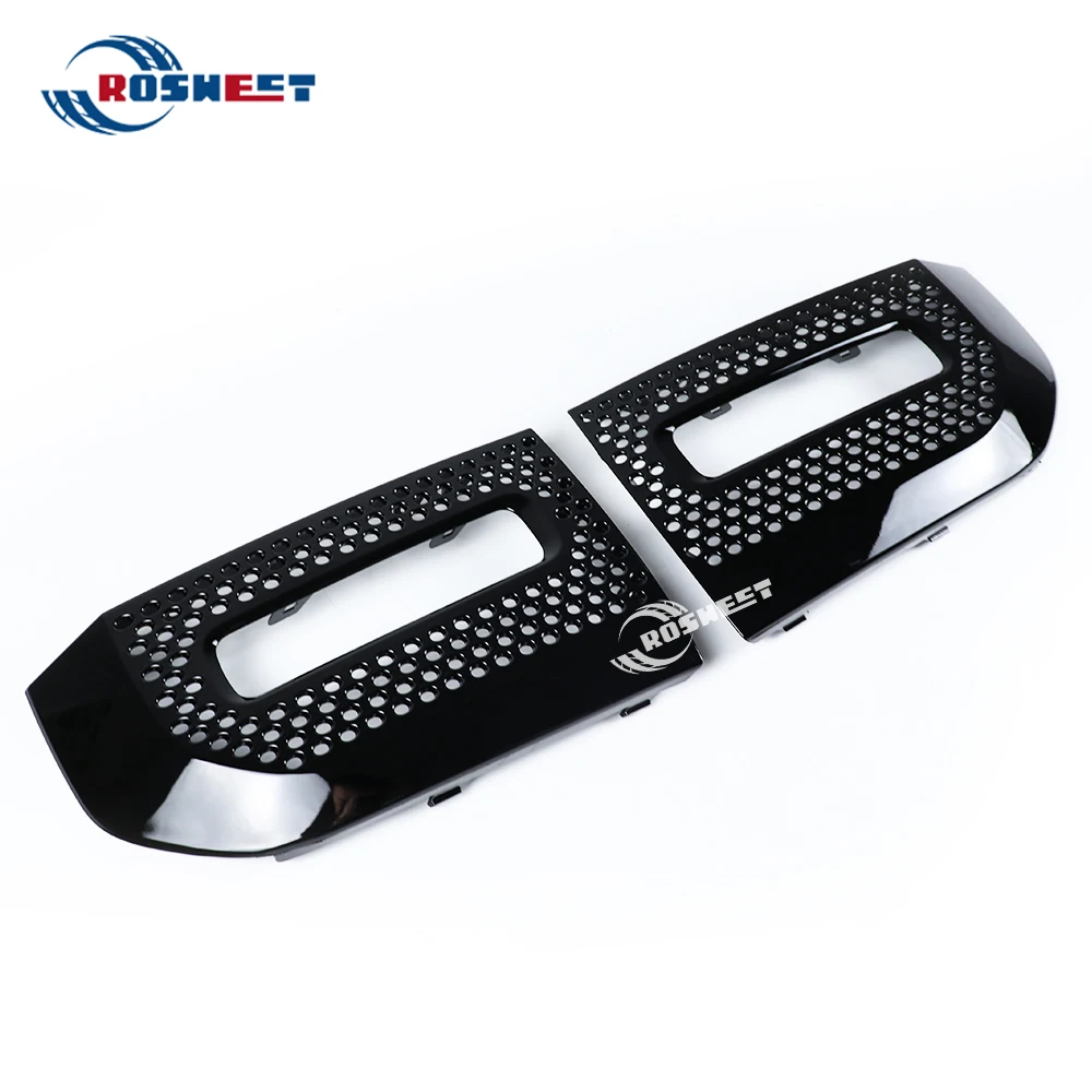 For Land Rover Defender 2020 2021 2022 2023 Bright Black Fog Light Grille Cover Trim Bezel Auto Parts Car Styling LR129432