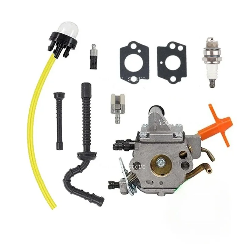 Suitable for MS192 MS192T MS192TC C1Q-S258 Carburetor, Fuel Pipe, Oil Filter, Chainsaw Accessories