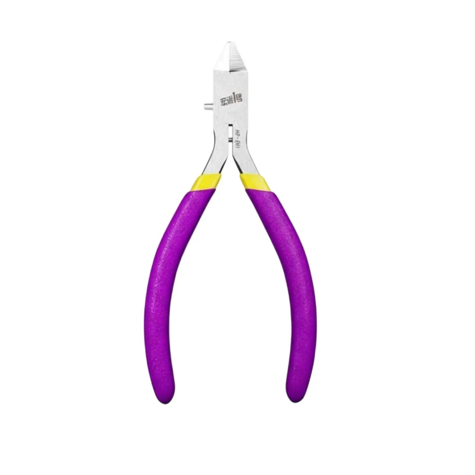 Precision Metal Nipper Pliers for Hobbyists Ultra Thin Blade Flush Cutter with Closure Screw for Model Kit Building Work