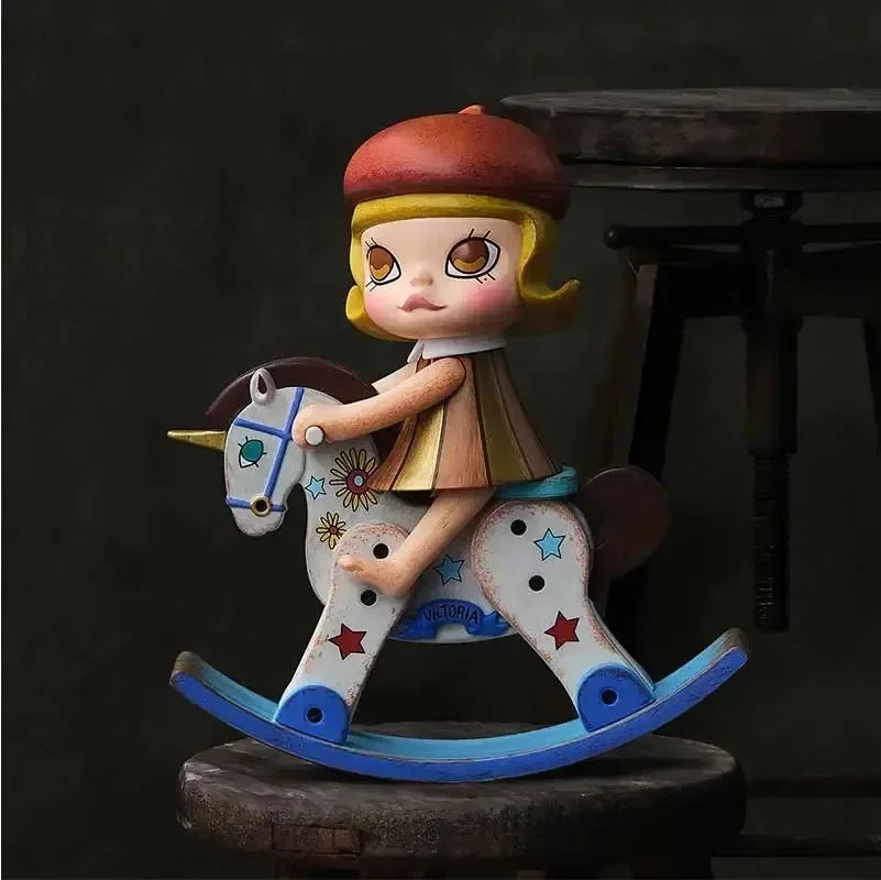 

POP MART Molly юбилейные статуи классическая ретро серия слепая коробка игрушки Kawaii аниме фигурка-сюрприз Mystery Box куклы