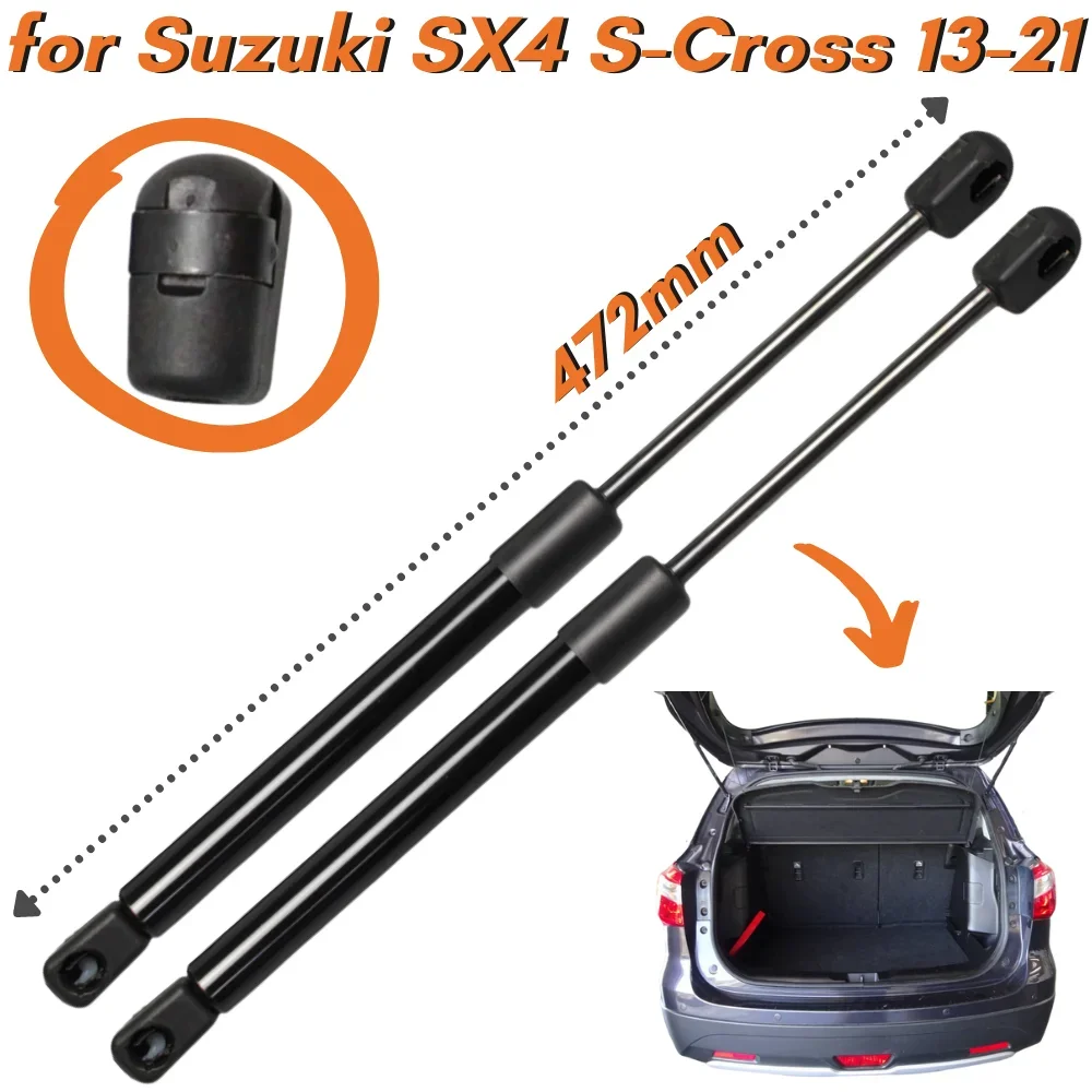 

Qty(2) Carbon Fiber Trunk Struts for Suzuki SX4 S-Cross JY SUV 2013-202181850-61M00 405N Rear Tailgate Gas Springs Lift Support