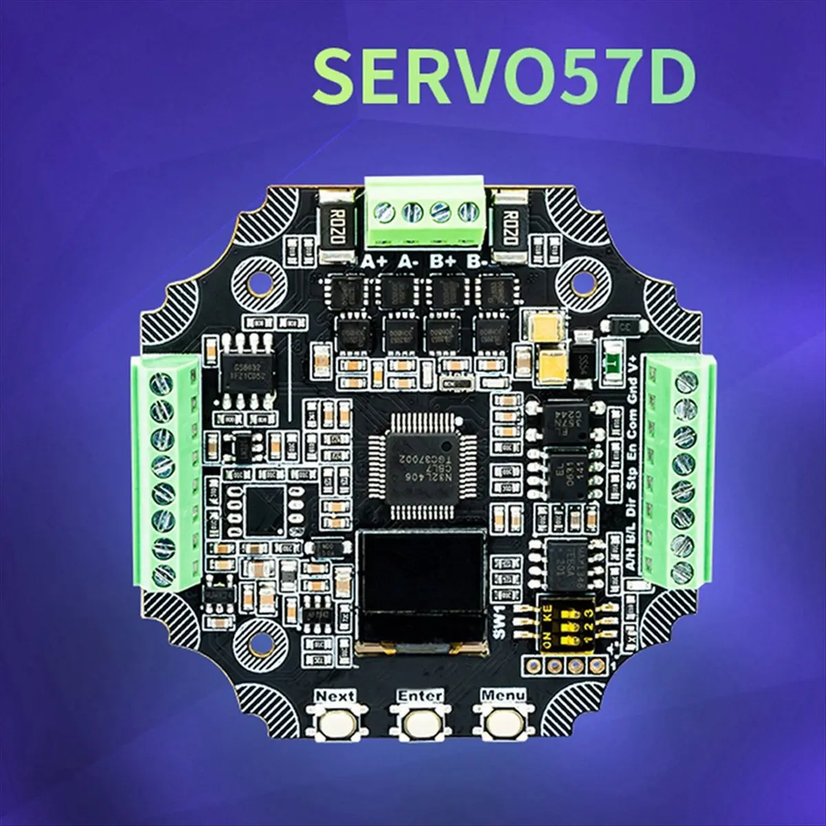 

Драйвер шагового двигателя MALL MKS SERVO57D CAN MB PCBA NEMA23 с замкнутым контуром для ЧПУ и 3D-принтеров (серия Gen L FOC), тихий и эффективный
