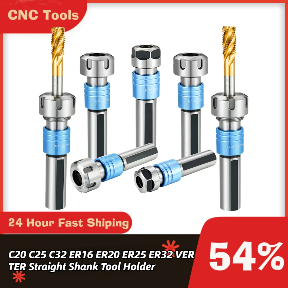 

C20 C25 C32 VER ER16 ER20 ER25 ER32 VER16 VER20 VER25 VER32 Straight Shank Tool Holder Retractable Tapping Floating Tool Holder