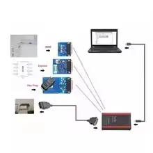 IPROG Pro V87 ECU Key Programmer Full Adapter Tool for IMMO Airbag Dashboard EEPROM Radio Reset Diagnostic OBD Functions Kit V89