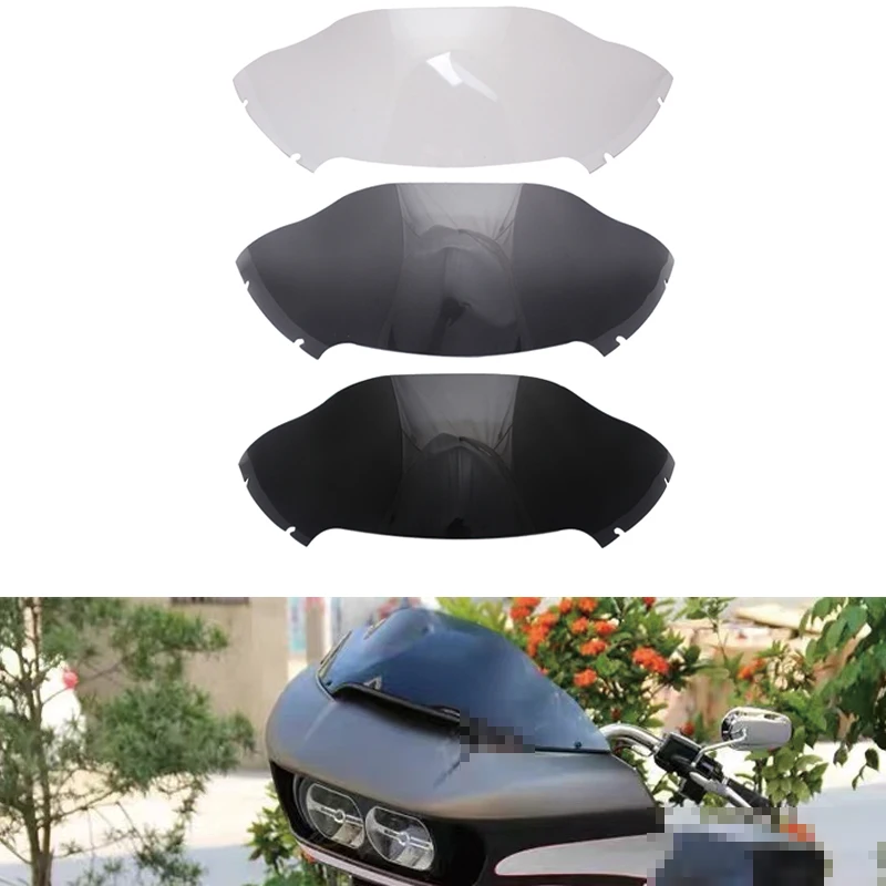 

8inch Motorcycle Windshield Windscreens Fairing Wind Deflectors For Harley Touring Road Glide FLTRUSE FLTRXS FLTRT 2015-2023