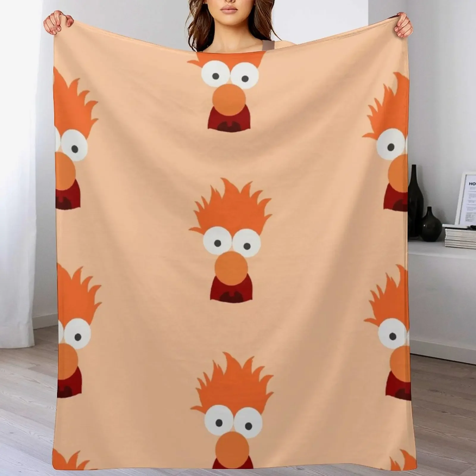

Beaker Throw Blanket Thermal Tourist Hairy warm for winter Blankets