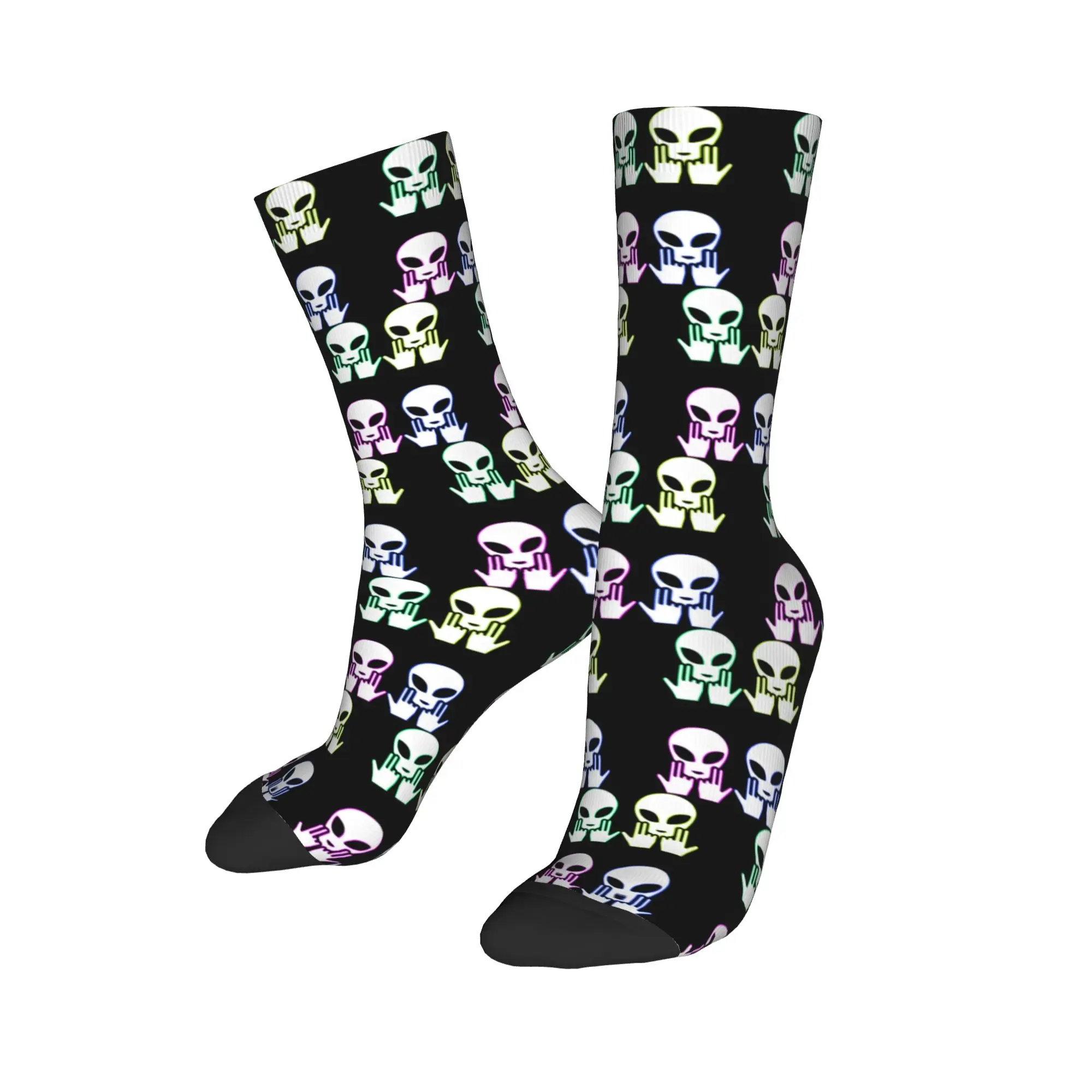 

Custom Jul Alien Rock Men Women Crew Socks Unisex Cool Rapper Spring Summer Autumn Winter Dress Socks