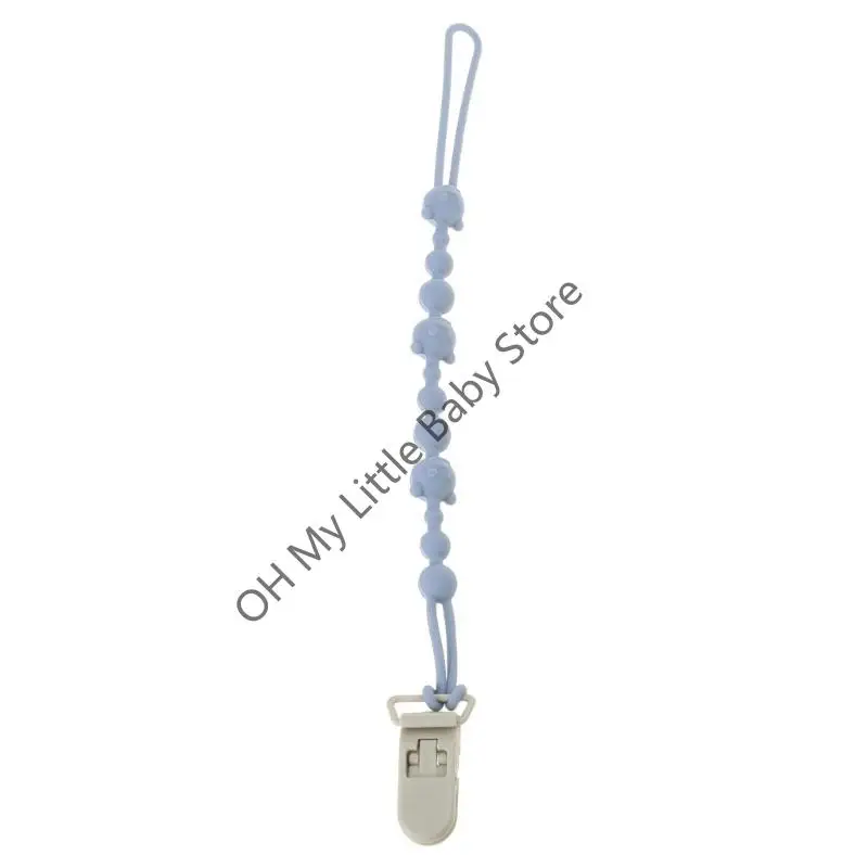 M76C Soft silikonowy łańcuch smoczku ząbek