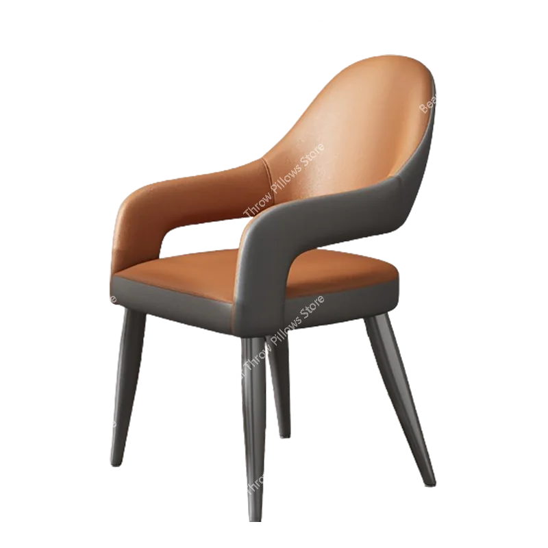 

Роскошный комплект, обеденный стул, мобильный скандинавский кавайный патио, обеденные стулья Wabi, черный эстетический шезлонг, домашняя мебель