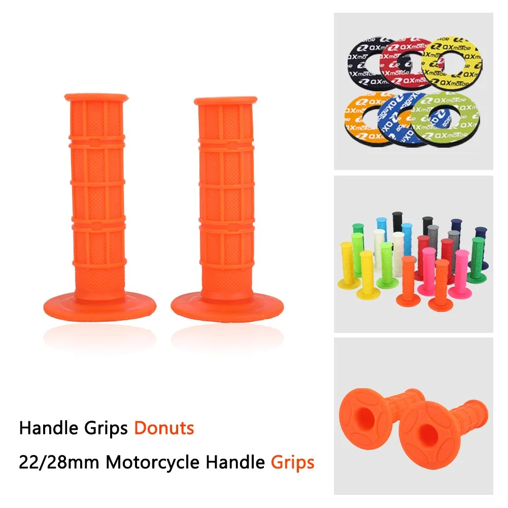 Handle Grips Donut Gel Handle Bar Grips For KTM Honda SXF EXC CRF WRF YZF DRZ RMZ KLX Dirt Pit Bike ATV Motocross Motorcycle