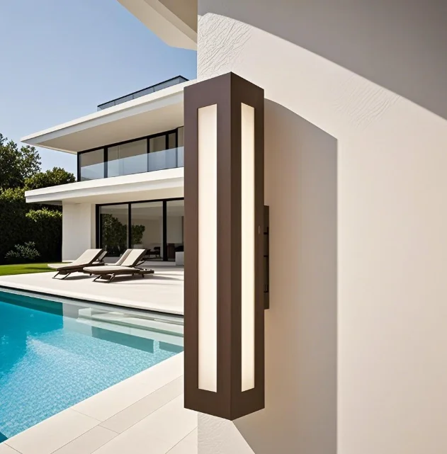 

42W LED Outdoor Wall Light Waterproof Hotel Garden Wall Light Courtyard Villa Simple Landscape Modern Balcony Wall Light