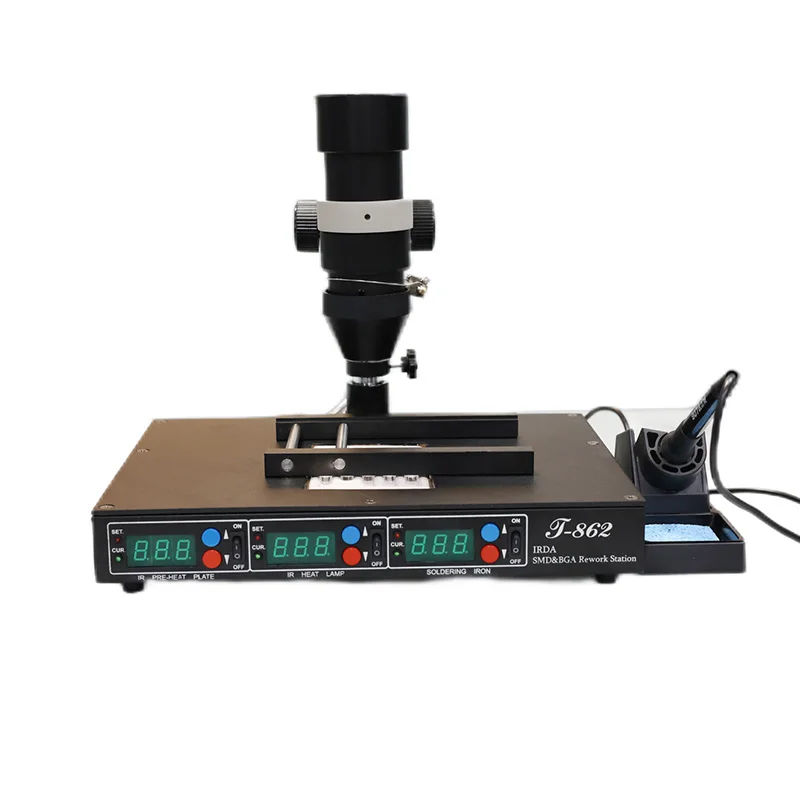 Puhui  T-862 small infrared repair station circuit board surface mount repair equipment infrared welding