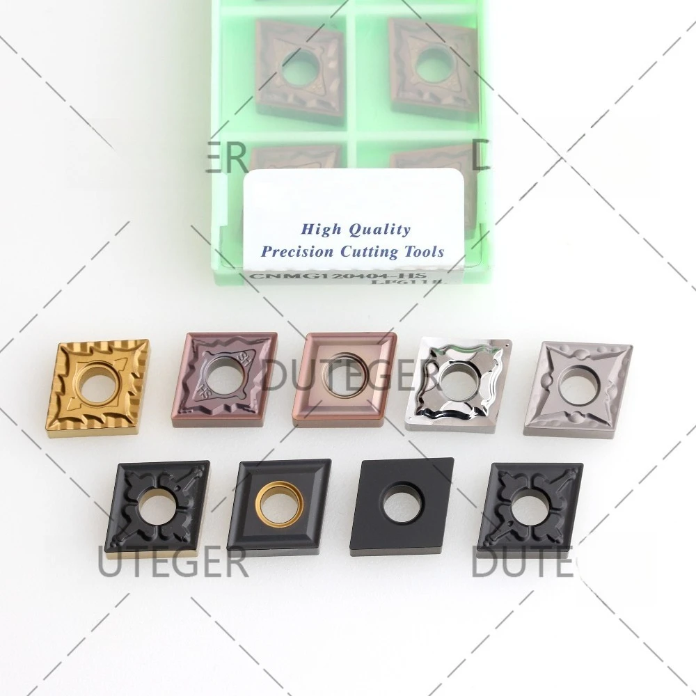 (10 pieces)  CNC cylindrical insert (applicable to DESKAR) CNMG120404/08 steel cast iron rhombus turning tool grain