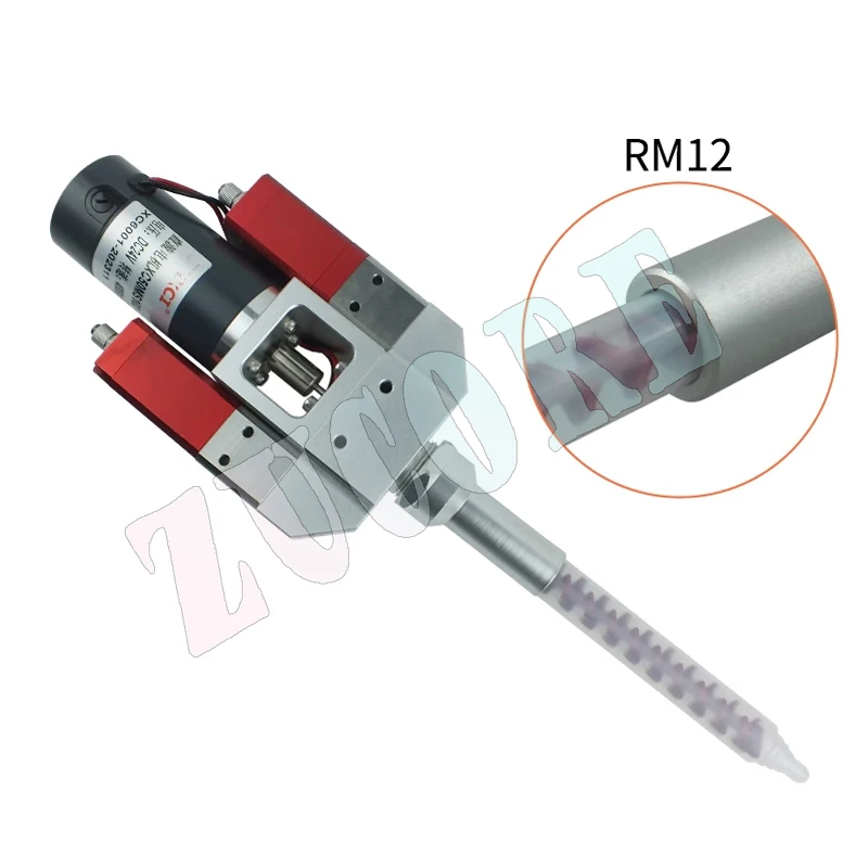 

Dynamic mixing AB Dispenser Valve Electric Stirring Metal Bring Back Suction to Prevent Dripping Dispensing Valve Glue