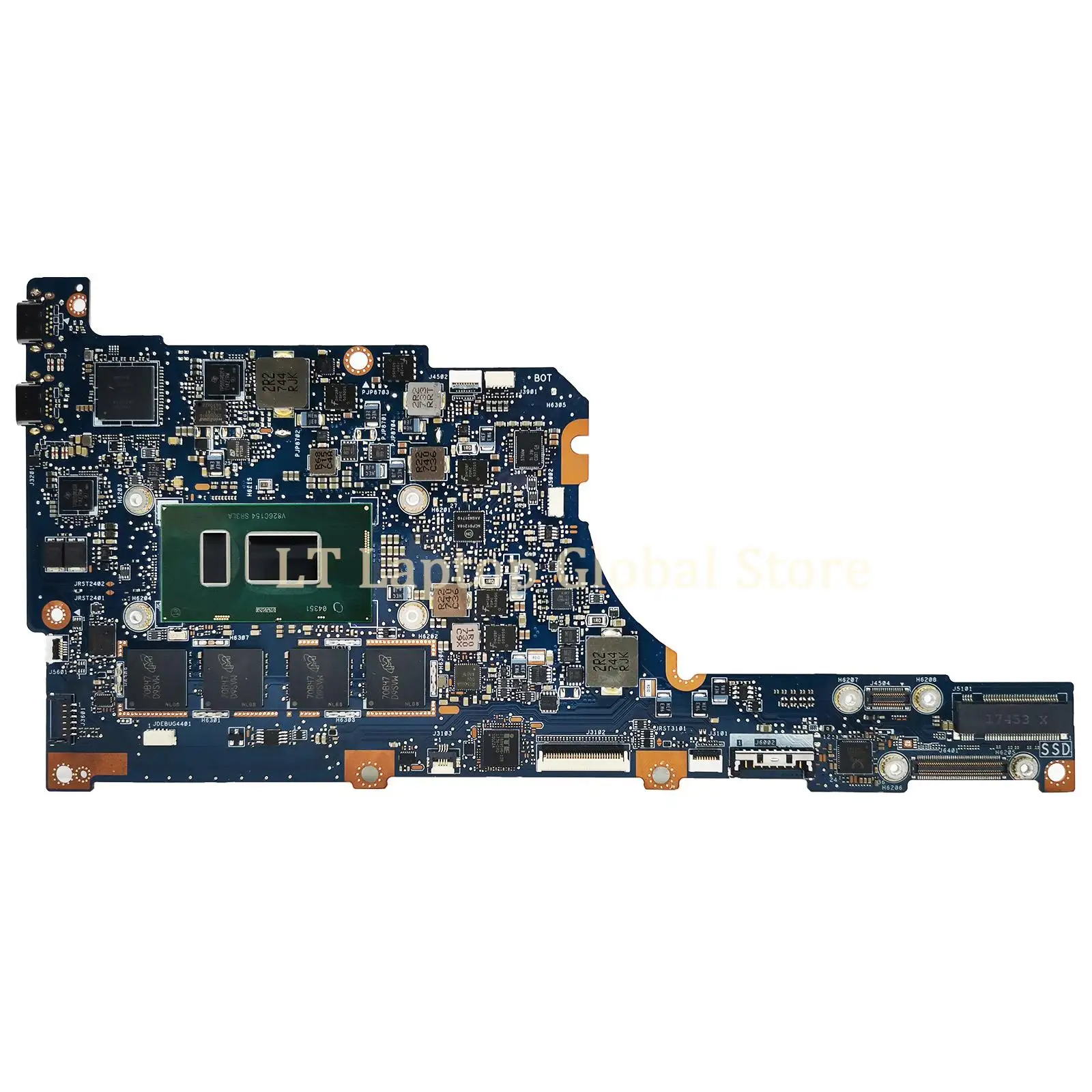 Imagem -02 - Placa-mãe Portátil para Asus Zenbook Ux490uak Ux490 Ux490ua Ux490uar Cpu i5 i7 7ª 8ª Geração 8g 16g Ram