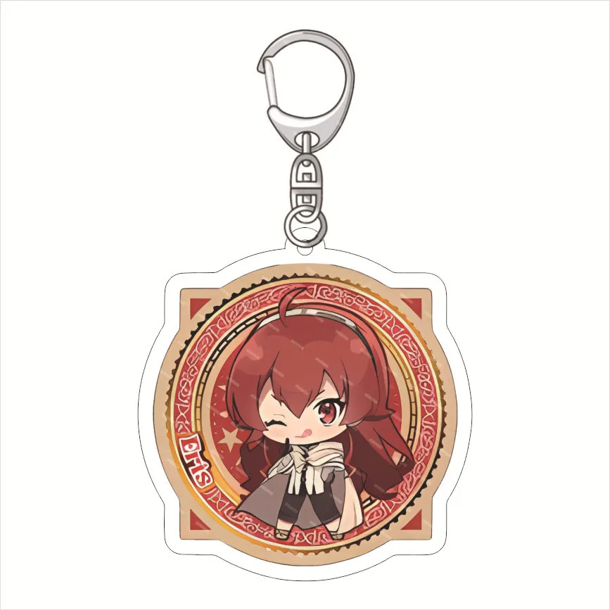 Jobless Reincarnation Acrylic Keychain Roxy Migurdia, Eris Boreas Greyrat, Rudeus Greyrat Cute Figure Pendant Backpack Charm