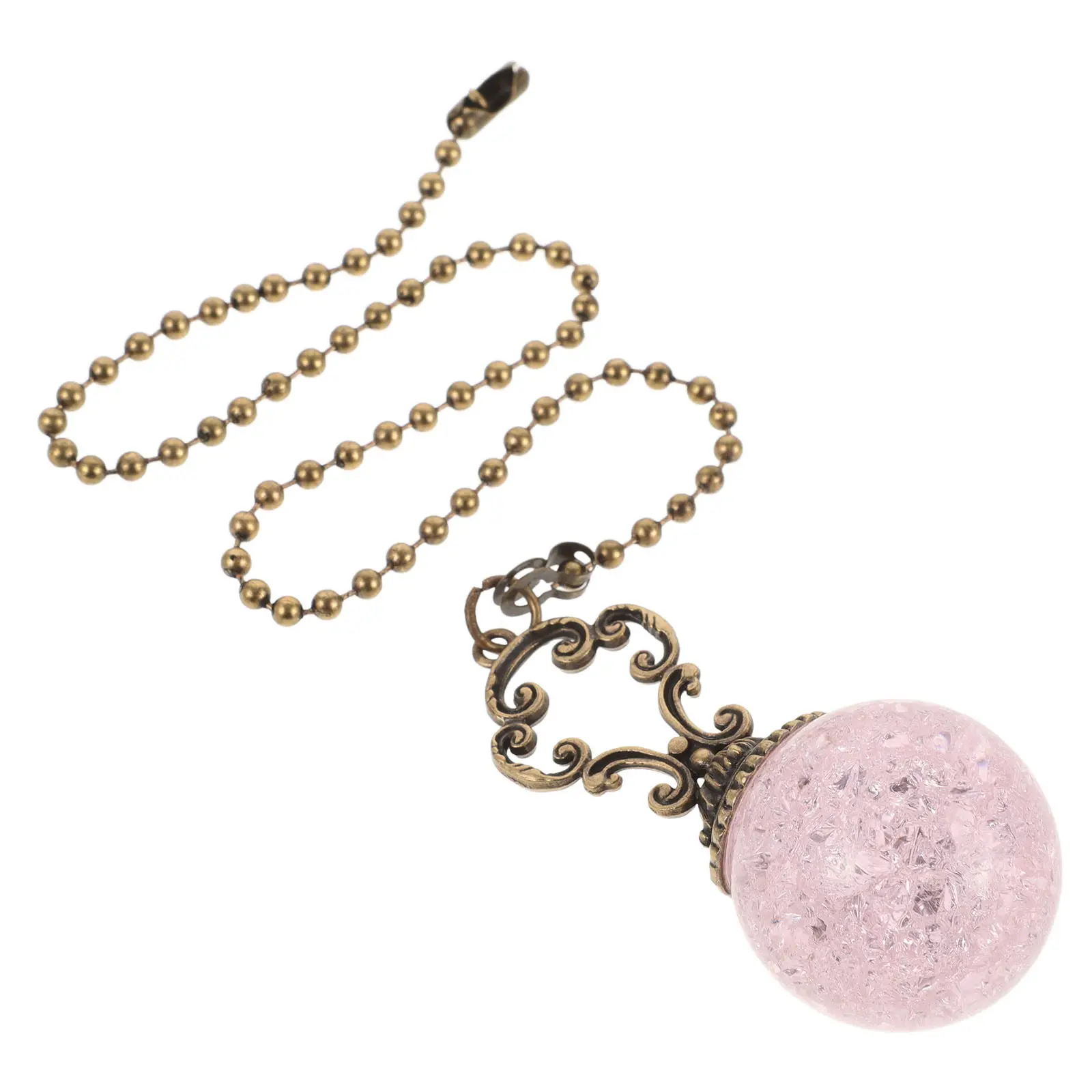 

Декоративная подвесная цепочка-удлинитель из бронзовых бусин в ретро-стиле для потолочного вентилятора, лампы, настенного светильника