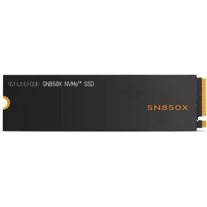 محرك الأقراص الصلبة SSD للألعاب الداخلي سعة 8 تيرابايت SN850X NVMe - Gen4 PCIe، M.2 2280، ما يصل إلى 7,200 ميجابايت/ثانية - WDS800T2X0E