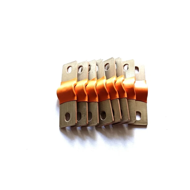 8pcs Busbar Flexible 56mm Hole Distance Connector Battery Bus Bar LiFepo4 Copper Busbars M6 For Lithium Li-ion 12V 230AH Cell