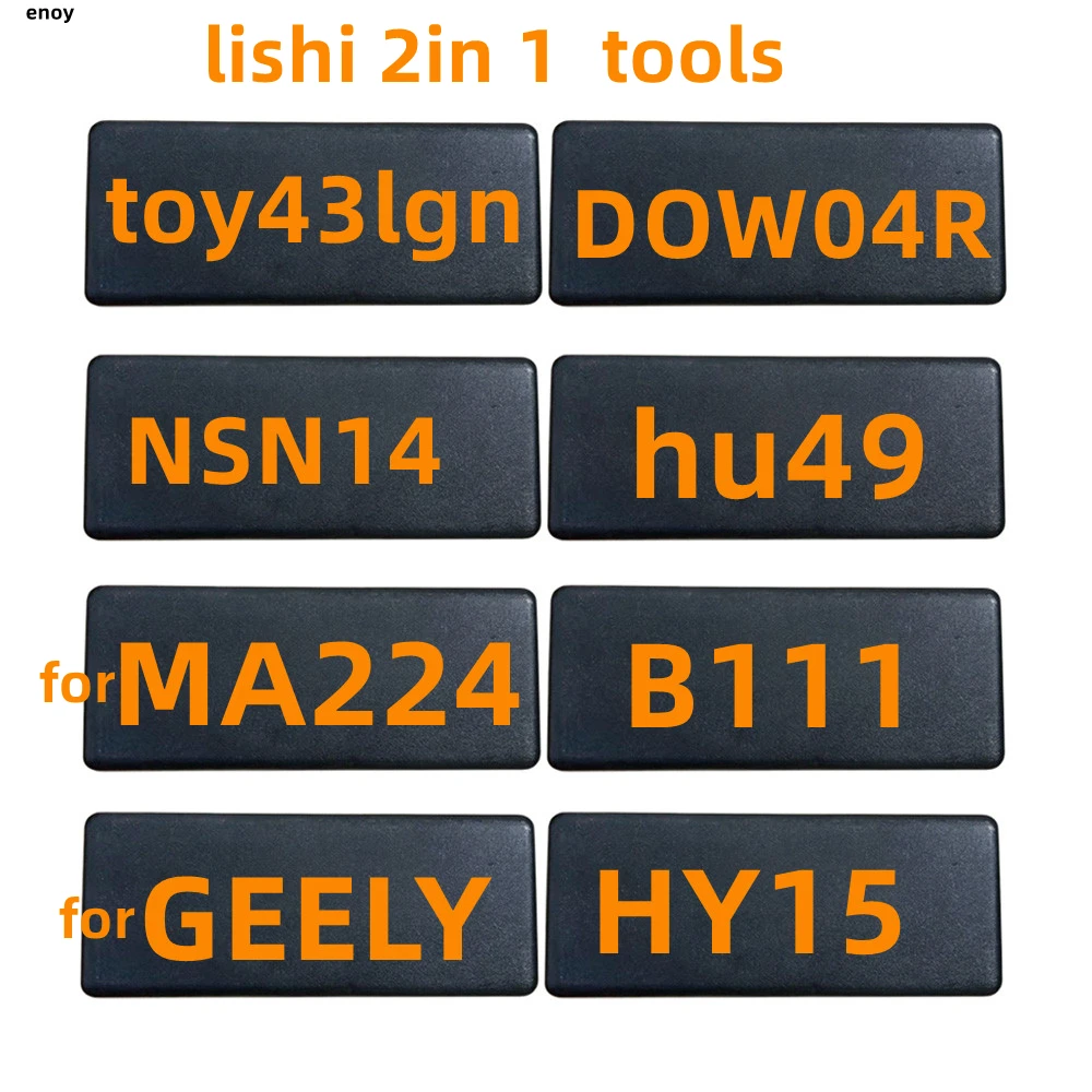 

LISHI 2in1Tools lishi 2 в 1 toy43lgn toy43at forGEELY DOW04R hu49 B111 NSN14 NSN14LGN для MA224 DWQ4R HY15 слесарный инструмент/лот