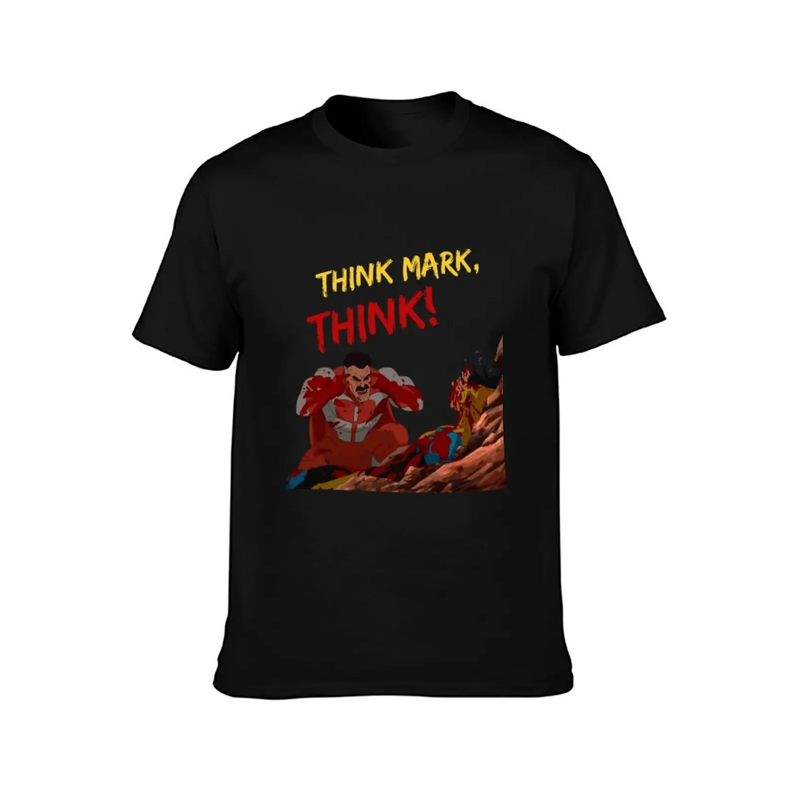 THINK MARK, THINK! MEME from Invincible Omniman T-Shirt Thanksgiving Day Tee Top