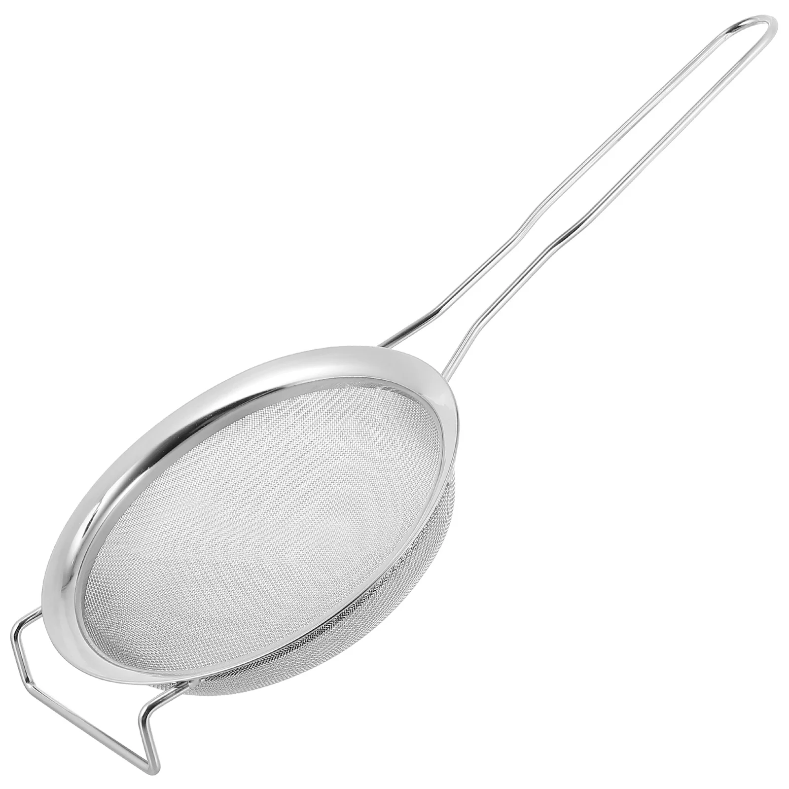 

Dense Sieve Oil Spoon Stainless Steel Kitchen Strainer Home Restaurant Hotel Multipurpose Practical Filter Crooked Ears Design