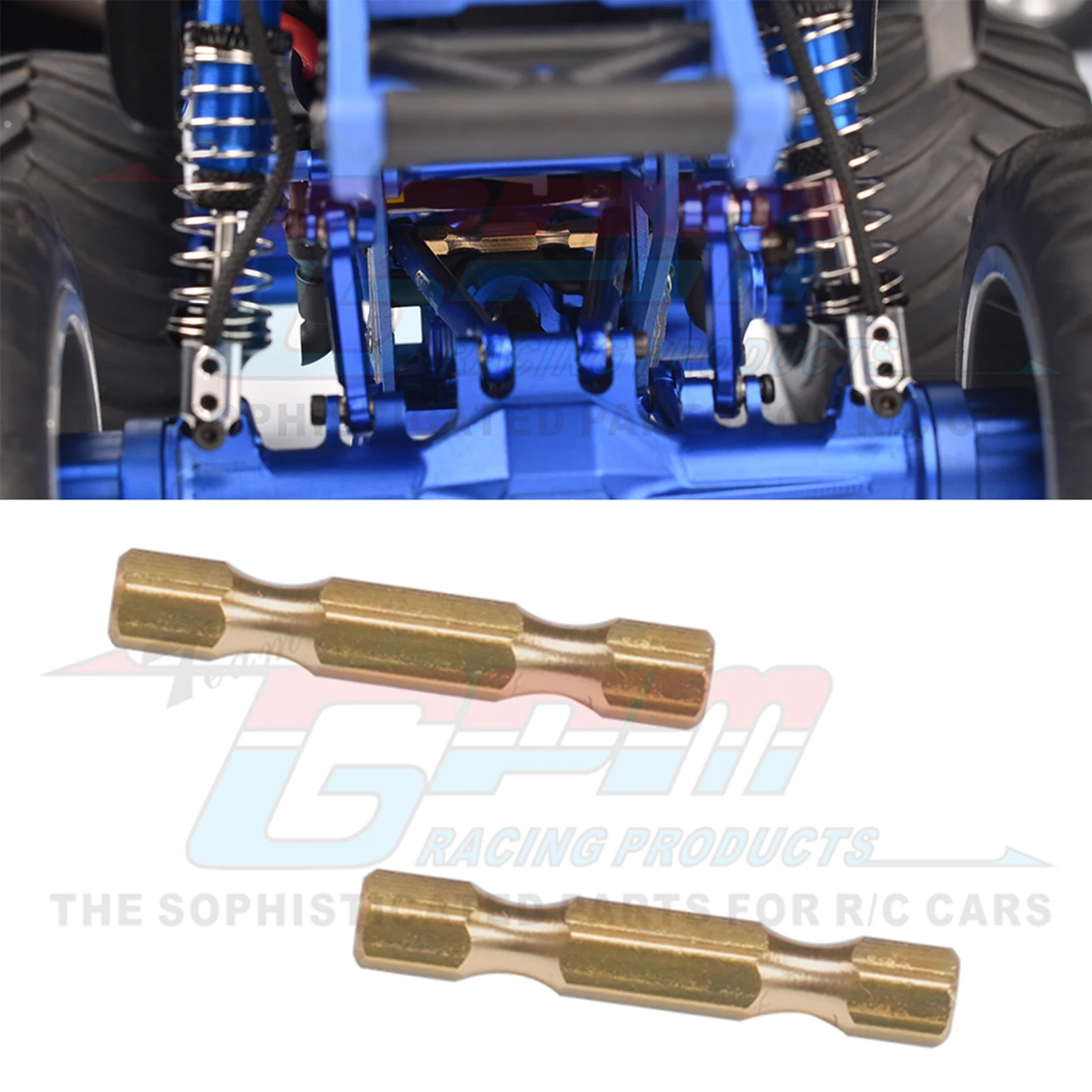 RC Upper 4-Link Bar Brass Fixings For LOSI 1/18 Mini LMT Monster Truck LOS01026