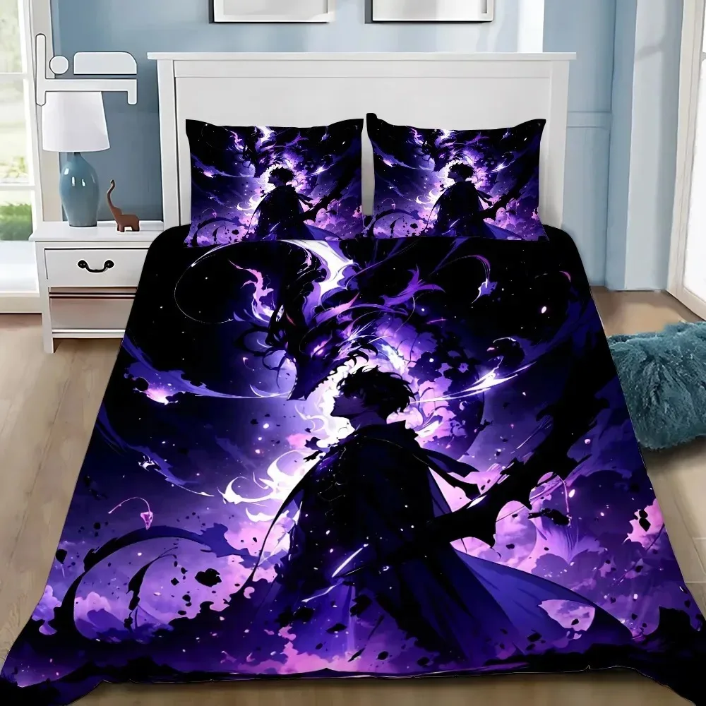 Exquisito papel tapiz de nivelación individual 3D Sung JinWoo, juego de cama con impresión Digital, edredón, cama Rudy Panko, regalo para niños y niñas