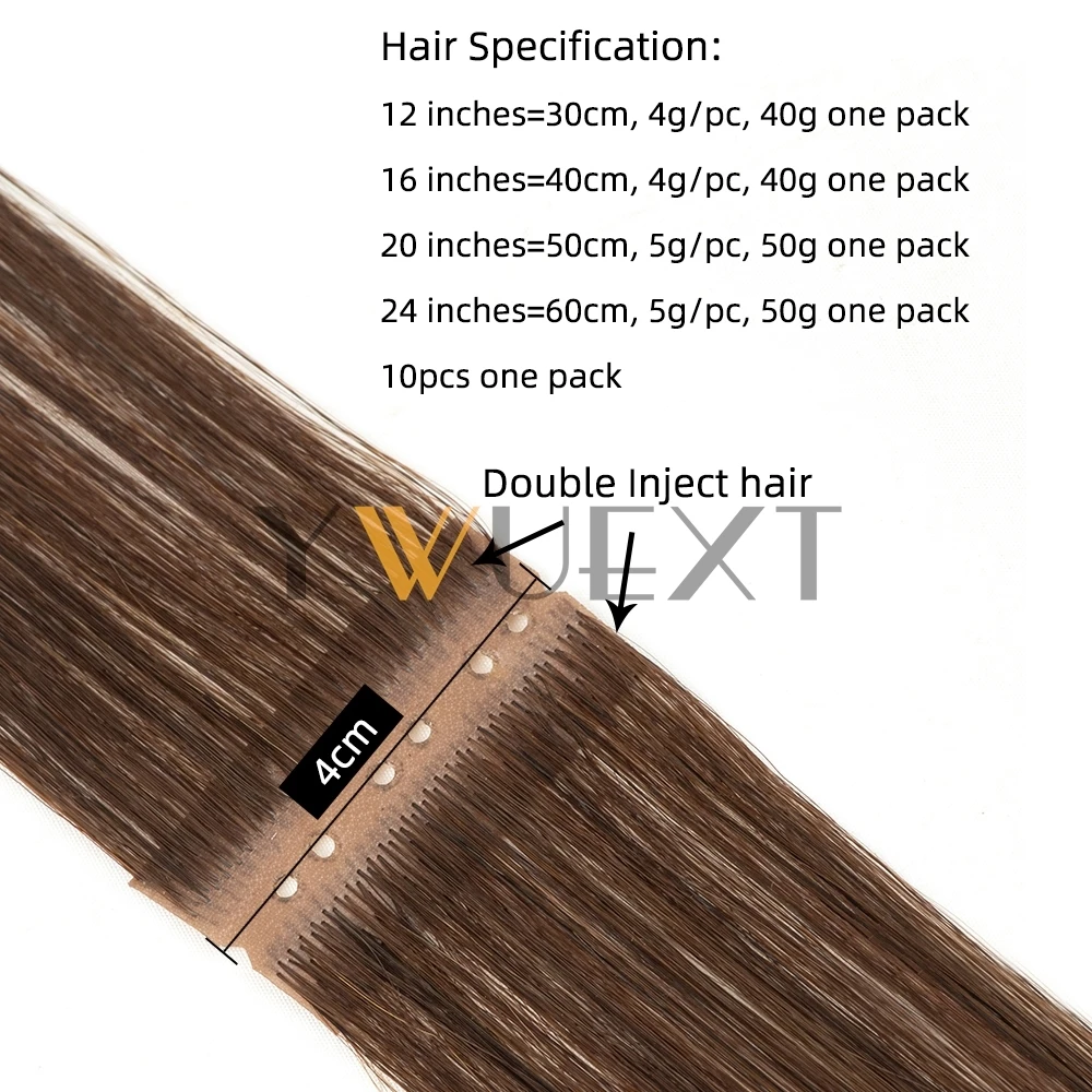 Double Inject Twin Tabs Human Hair 12