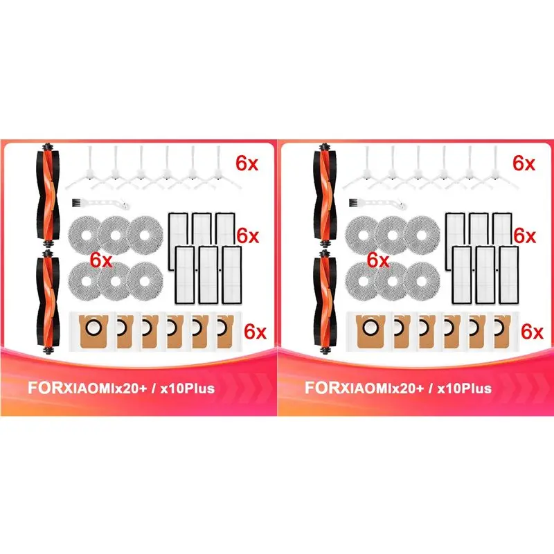 baaj-2-set-accessory-set-for-x20-x10-robot-vacuum-cleaner-main-brush-mop-pad-dust-bags-side-brush-filters