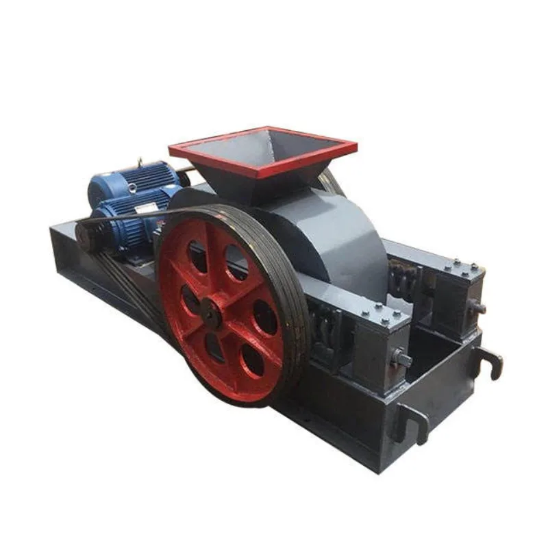Roll Crusher With Layer Compression Principle Limestone Ceramic Glass Quartz Low Over Crushing Fine Sand Making Machine Deposit