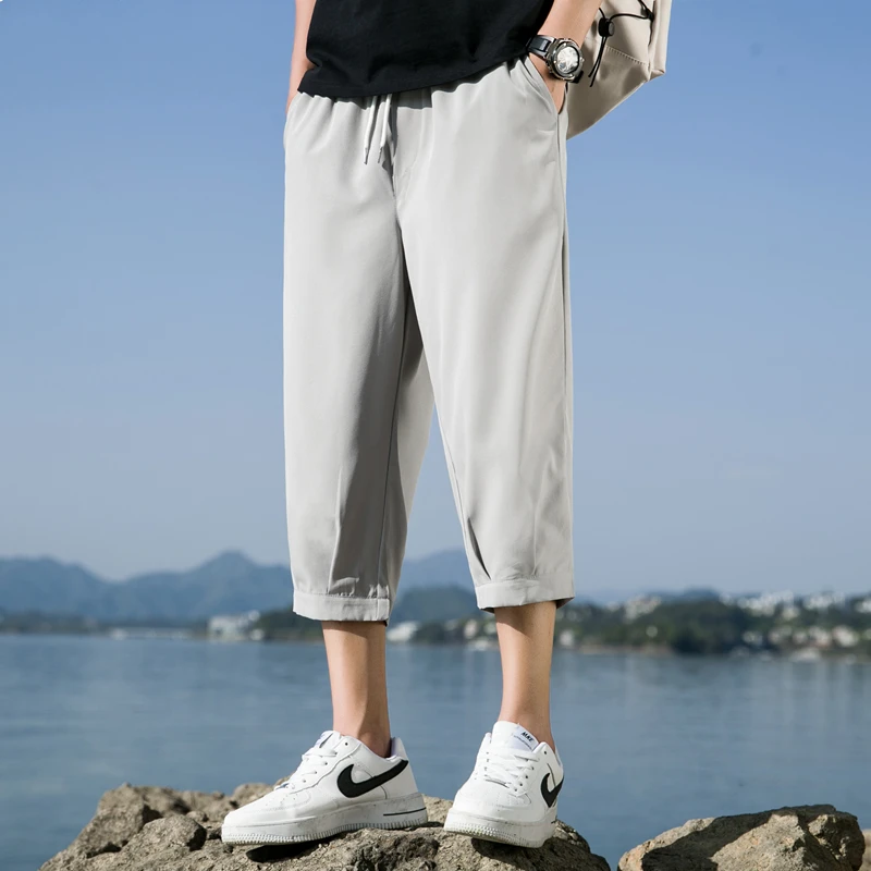 

Korean Streetwear Trousers Man Mens Summer Joggers Pants Male Vintage Chinese Style Sweatpants Fashions Mens Summer Joggers Pant