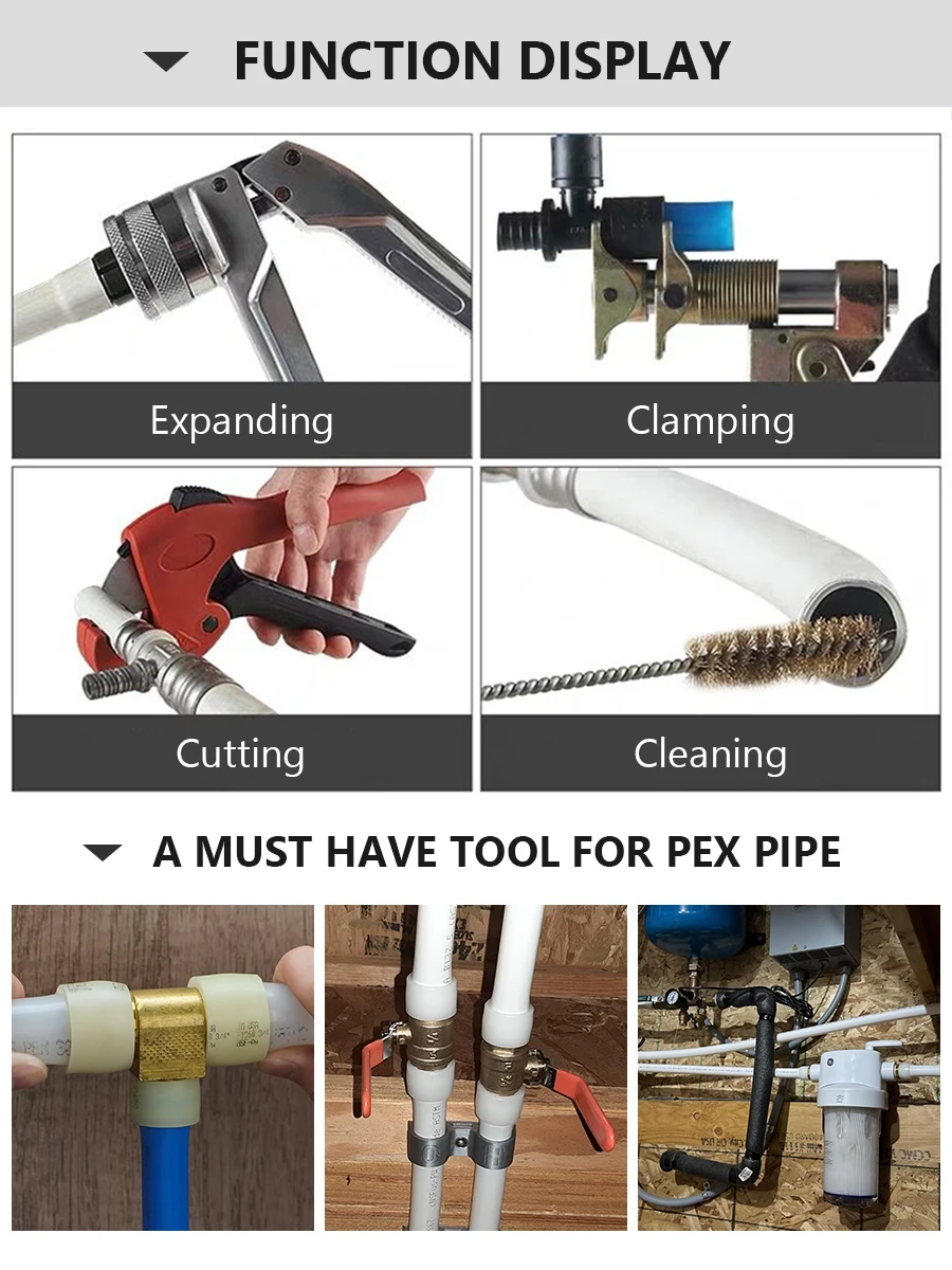 الروسية مستودع Pex الأنابيب كم أداة لنظام Rehau PEX-1632 ل REHAU تركيبات الأنابيب سحب لقط أداة