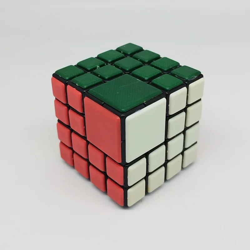 

[Wisdom] 4x4x4 Binding Cube Unicorn 444 Cube Puzzle Restricted Rotation Bandaged Cube Puzzle and Casual Toy Gift Fidget Toy