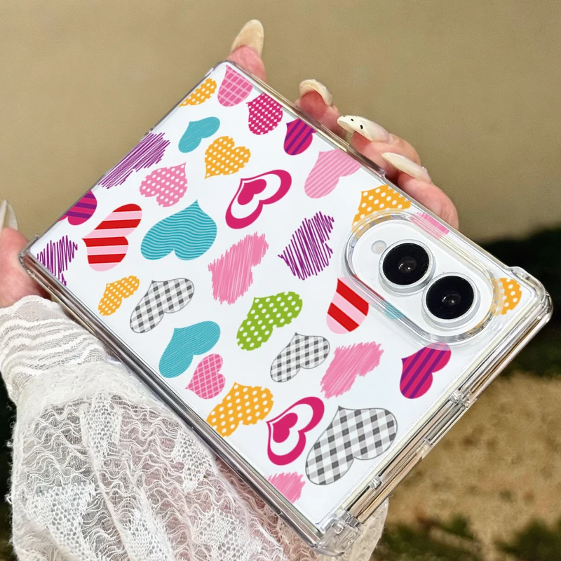 Cute Hearts Pattern Phone Case - огляд і ціна Phone Cases Z Fold 5