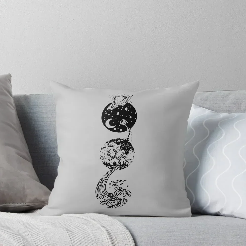 

Star Dust to Sea Foam Throw Pillow luxury covers Anime christmas decorations 2025 Elastic Cover For Sofa pillow