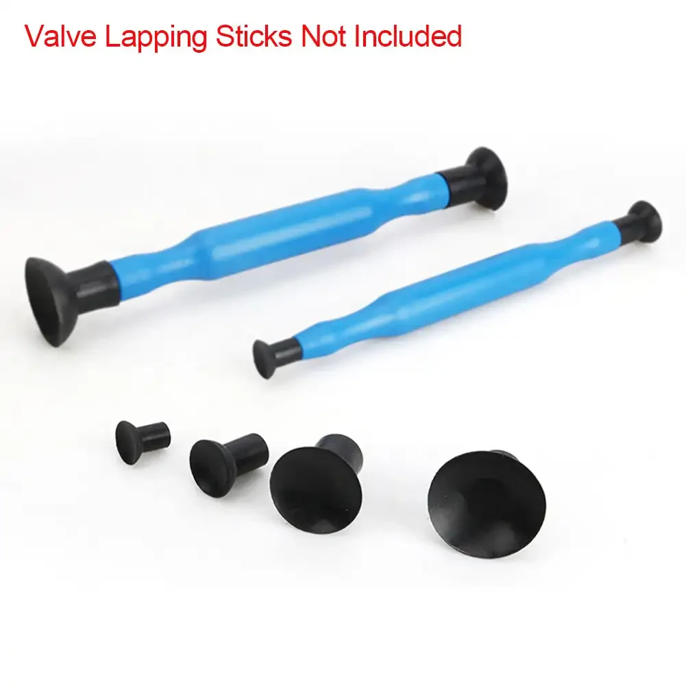 4pcs/set 15/20/30/35mm Valve Lapping Sticks Sucker for Auto Motorcycle Cylinder Engine Valves Grinding Tool Rubber Head Fittings