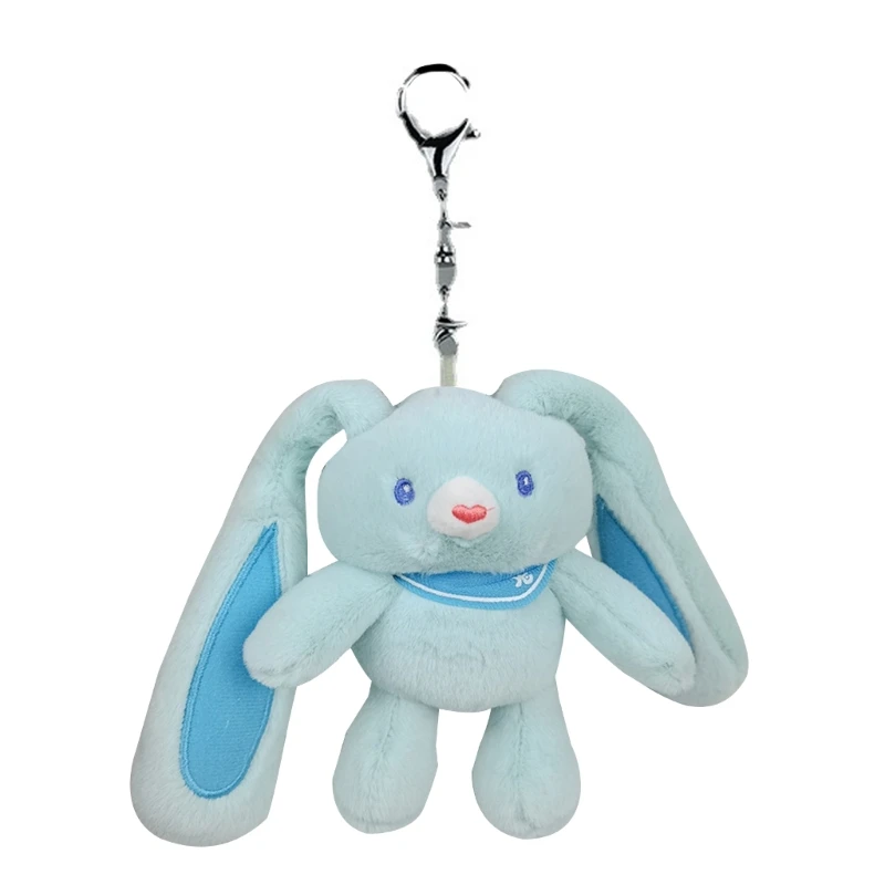 Ohren Hase Plüsch Schlüsselanhänger Cartoon Schlüsselanhänger Mädchen Rucksack Anhänger Geburtstag Ornament Souvenirs