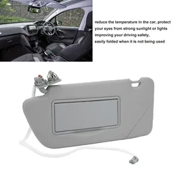 1pcs Car Sun Visor 8163EG ABS Interior Sunshade Sun Exposure 98158119ZQ Replacement for Peugeot 2008 3008 301 308 308S 408 508