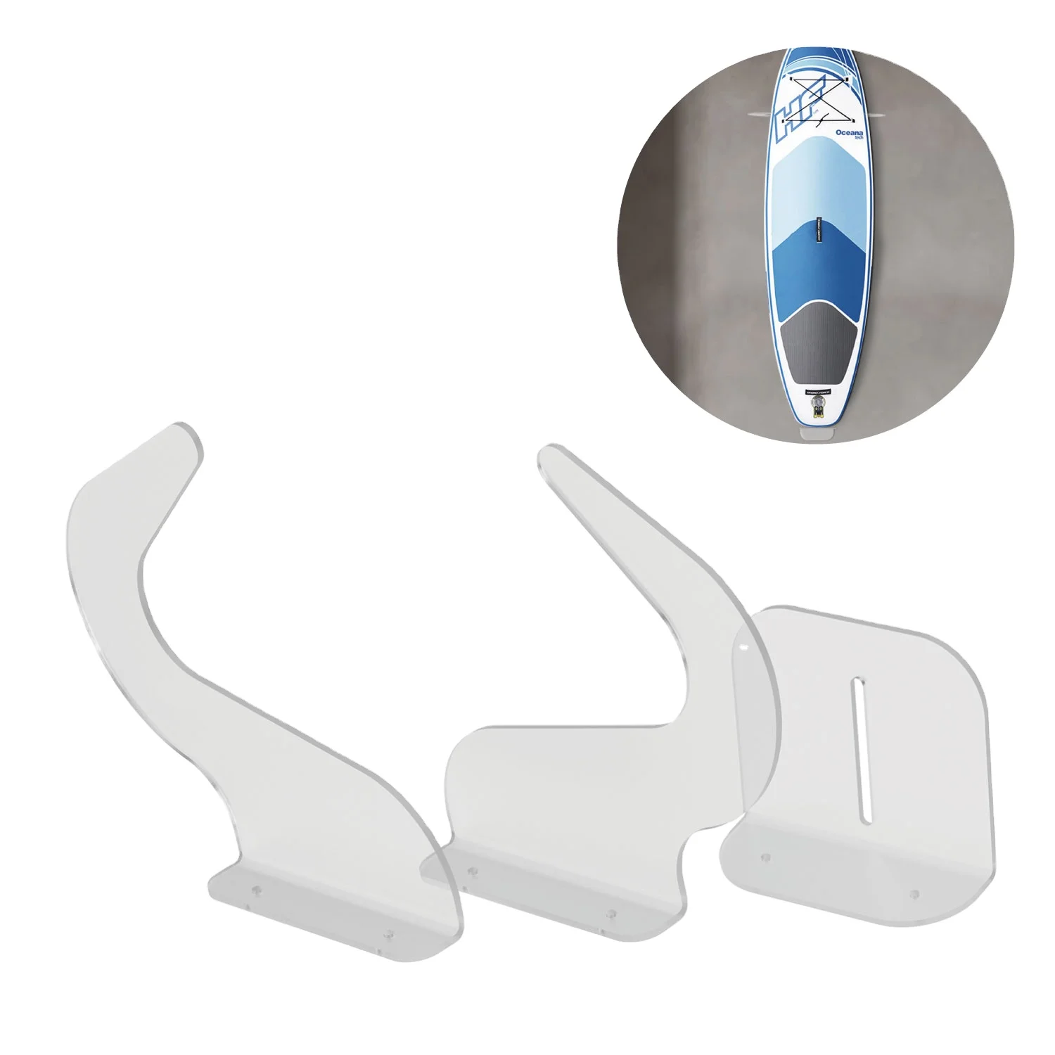 

Clear Acrylic Surfboard Wall Rack Acrylic Display Racks Surfboard Display Stand Surf Board Rack