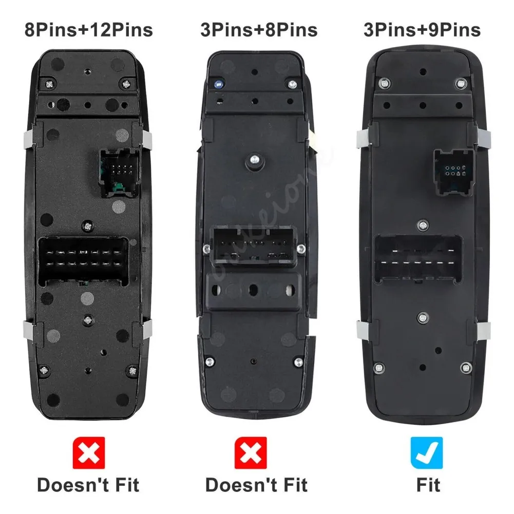 4602863AB 4602863AD ل دودج رام 1500 2500 3500 2009 2010 2011 2012 الجبهة اليسرى رافع الطاقة الكهربائية نافذة التبديل زر أجزاء