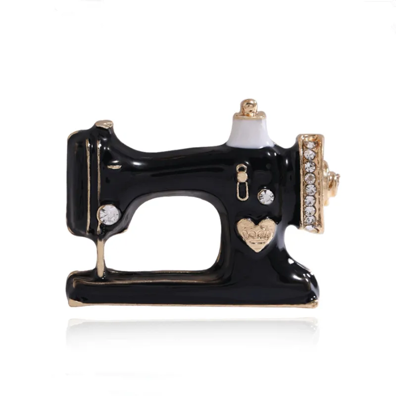 2022 fashion retro mini men and women sewing machine brooch Renaissance collection commemorative nostalgic small gifts wholesale