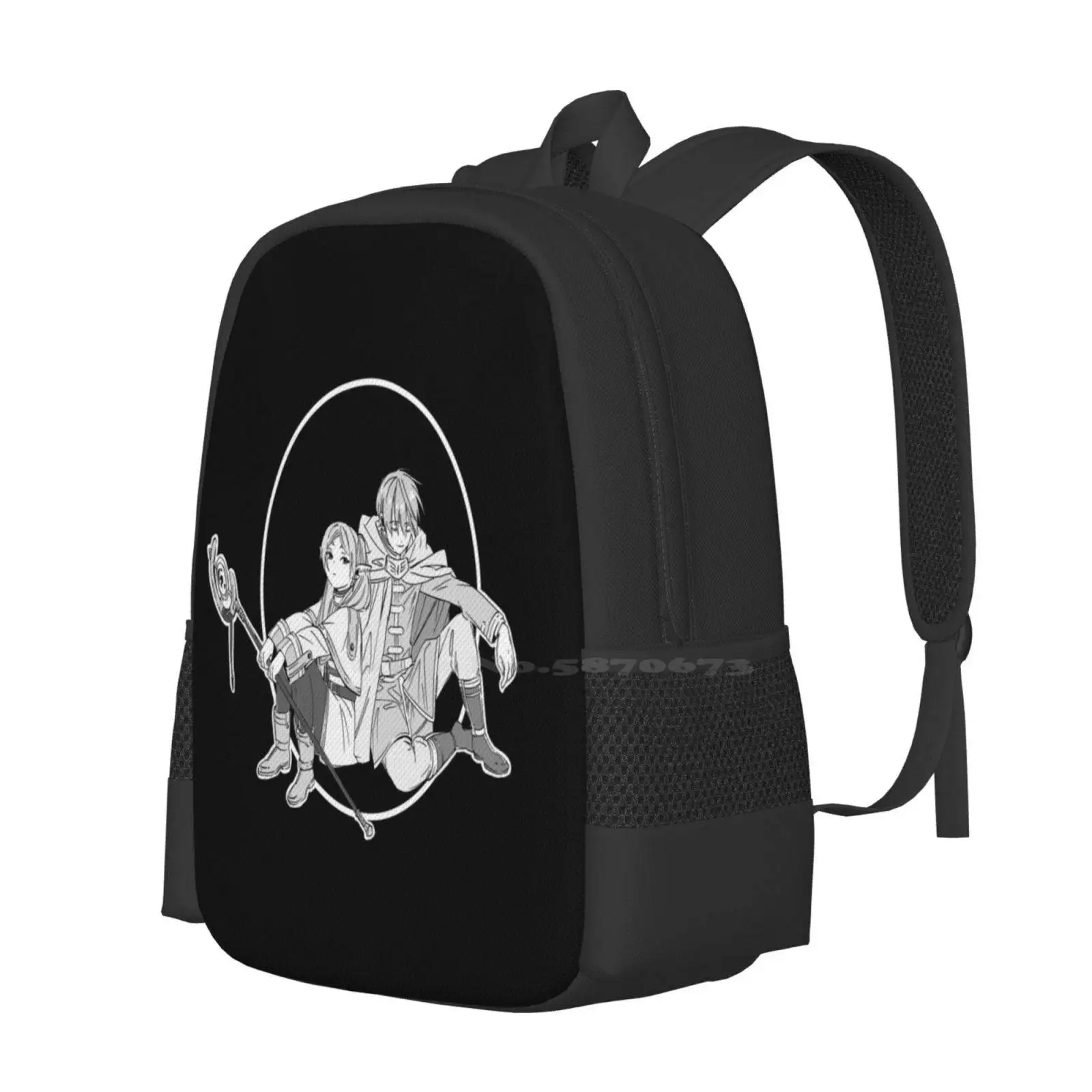 Sousou No Frieren Hot Sale Schoolbag Backpack Fashion Bags Sousou No Frieren Manga Fantasy Isekai Elf Himmel Waifu Anime Mage