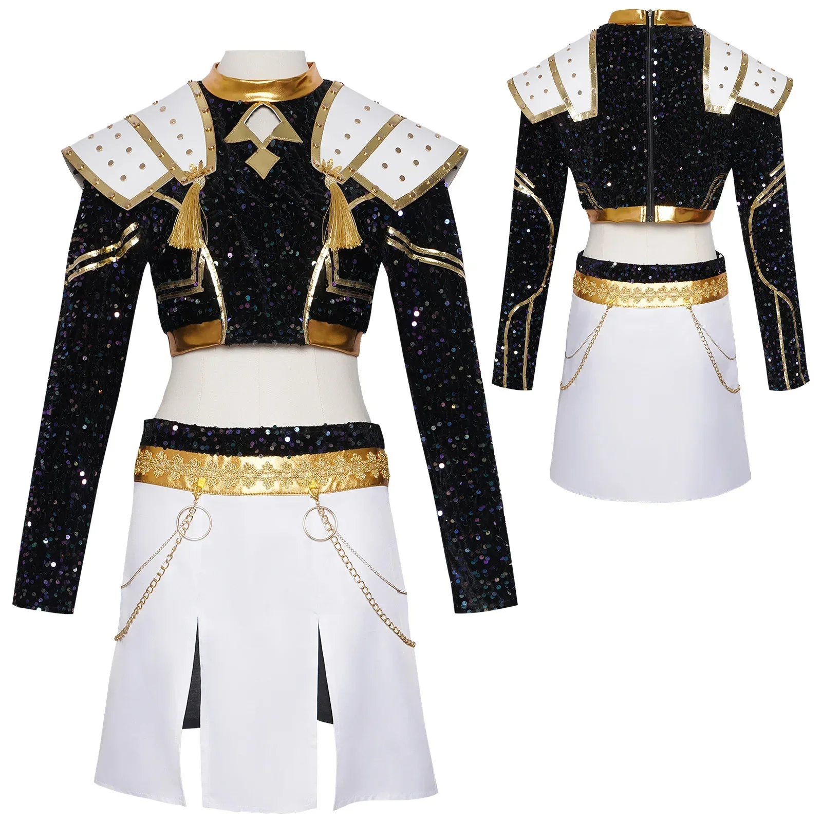 Role-playing Uniform Yafei Witch Hunter Team Cosplay Costume Mirazoi Rumi Performance Costume Halloween Role Play Costume