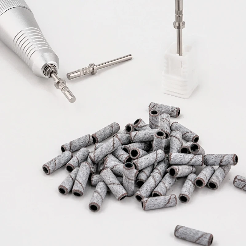 Mini bandes de ponçage pour ongles électriques, 3mm, forets pour ongles, meulage, polissage de la peau morte, dissolvant de vernis Gel UV, outil de manucure