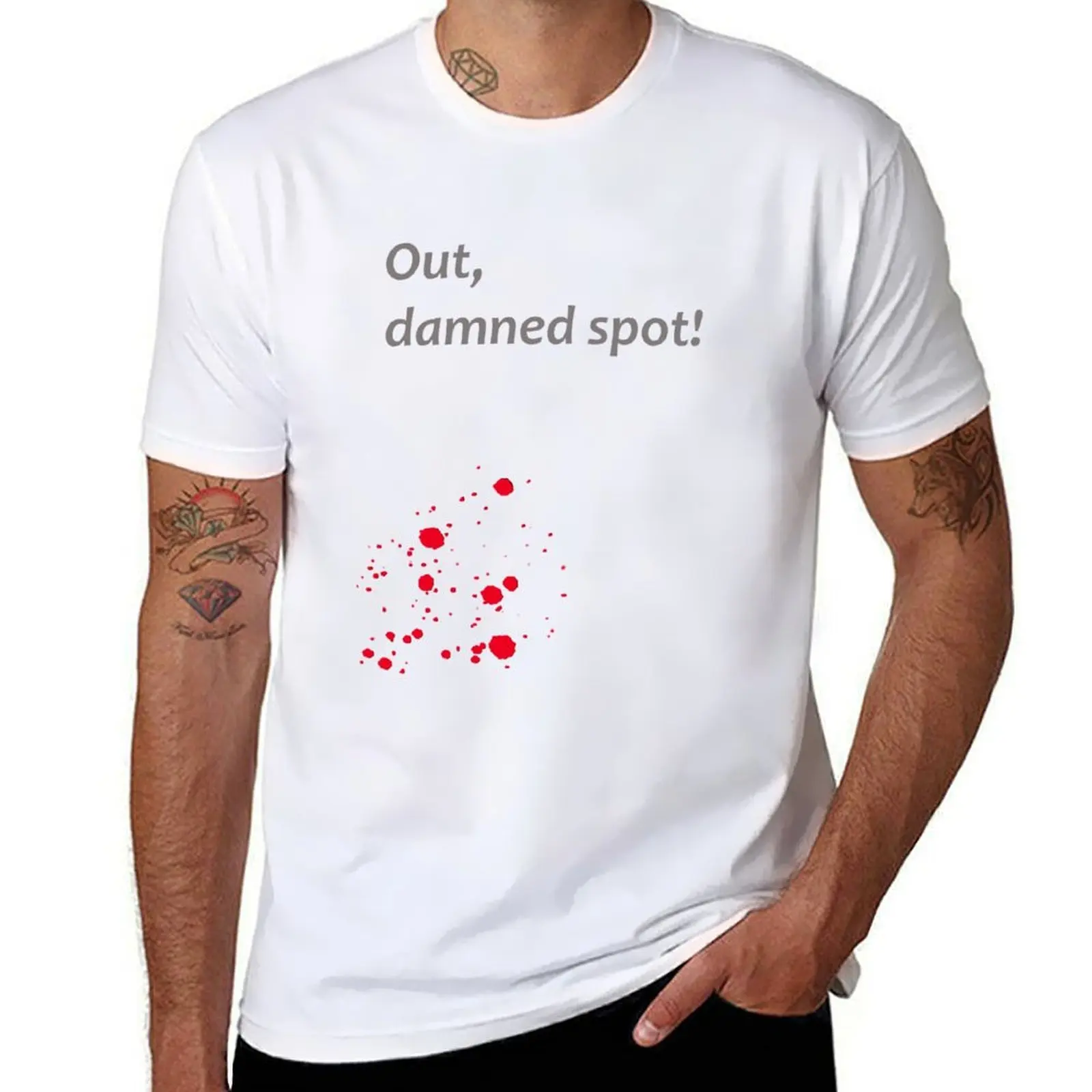 

Shakespeare - Macbeth - out, damned spot - dark T-Shirt t shirt man luxury man tshirt T-Shirt