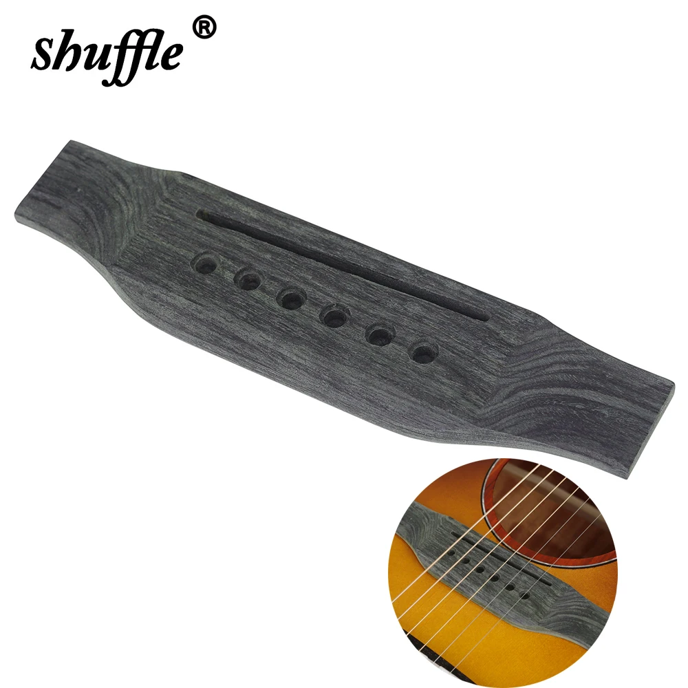 

Hot Sale 6 String Folk Guitar Bridge Red Grandis Wood Steel String Acoustic Guitar Bridge Accessories Replacement Parts